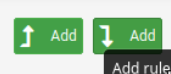 Bouton Add d'ajout de règle